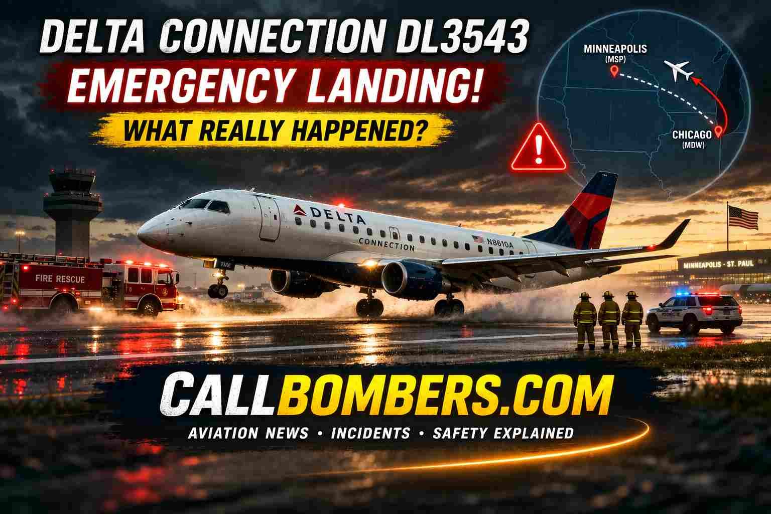 Delta Connection DL3543 Emergency Landing